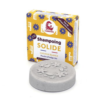 Shampoing Solide Cheveux Blancs - Poudre d'Indigo - 70ml - LAMAZUNA