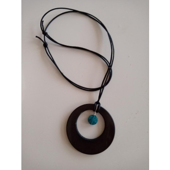 Pendentif Shungite avec Apatite
