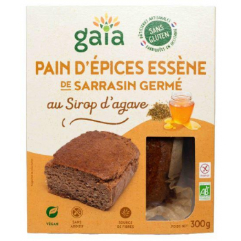 Pain d'épices Essène de sarrasin germé au sirop d'agave 300g