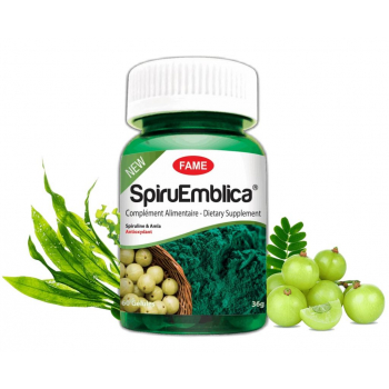 SPIRUEMBLICA® | 60 Gélules, Spiruline & Amla