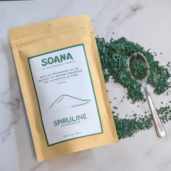 Spiruline paillettes artisanale - 100 g 