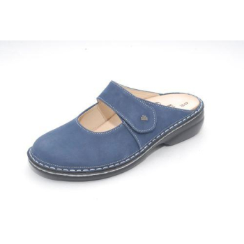 FINN COMFORT Sabot Classic Denim talon 25 mm chaussant large