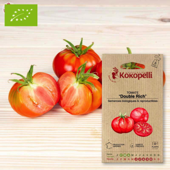 Sachet de graines bio à semer - Tomate Double Rich