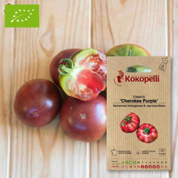 Sachet de graines bio à semer - Tomate Cherokee Purple