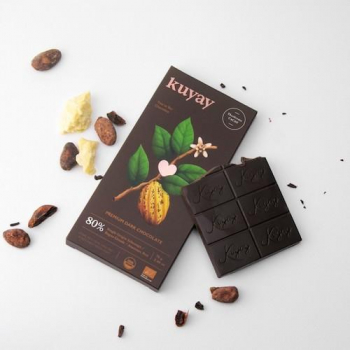 Tablette de Chocolat Noir BIO Premium 80% Kuyay 70g