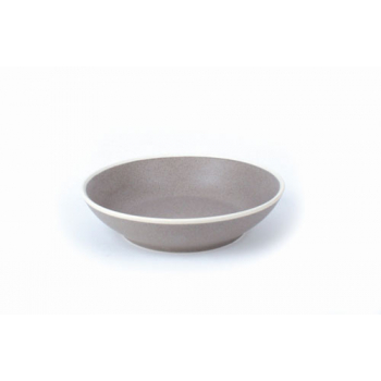 Assiette creuse pure gris 19cm