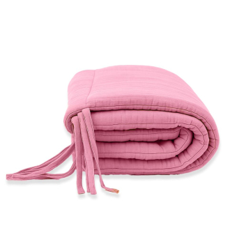 Tour de Lit en Coton Bio Rose