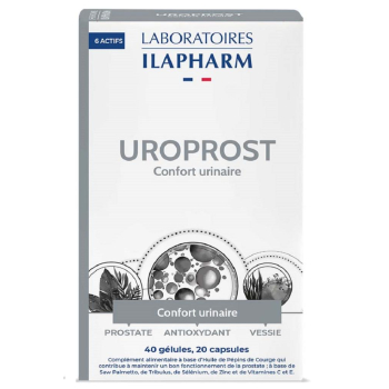 Uroprost -Désagréments liés à la prostate - 60 capsules