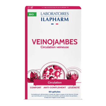 Veinojambes Bio -Circulation veineuse, jambes lourdes - 60 gélules
