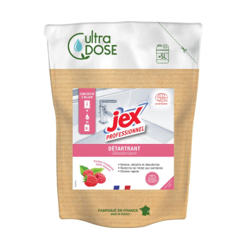 JEX Professionnel - Ultra dose anti calcaire - Nettoie, Détartre, Parfume - Parfum framboise - Formule 100% naturelle - 500 ml
