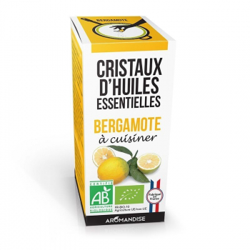 Cristaux d'huiles essentielles Bergamote bio 10g