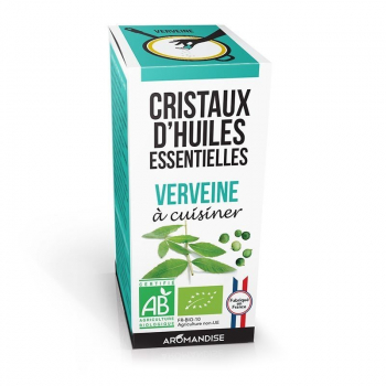 Cristaux d'huiles essentielles Verveine bio 10g