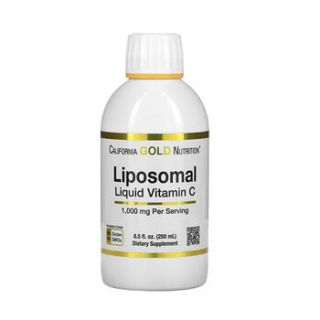 Vitamine C liposomale liquide, Sans arôme, 1000 mg, 250 ml  2 mois