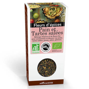 Fleurs d'épices bio Pain et Tartes salées pour la cuisine 40g