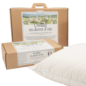 Oreiller en Duvet d'oie souple - 50 x 70 cm