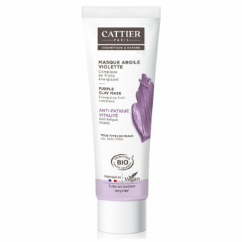 Masque Argile Violette - Anti fatigue bio 100ml