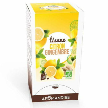 Tisane gingembre citron x 20 Aromandise