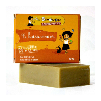 Savon "Le Buissonnier" à la menthe et l'eucalyptus 100% bio & vegan