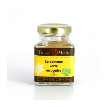 Cardamome verte en poudre bio