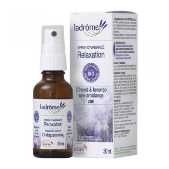 Spray d'ambiance Relaxation aux huiles essentielles bio 30ml