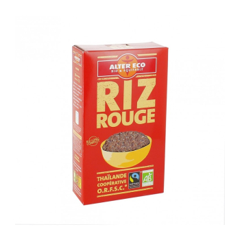 Riz Rouge (variété Khao Daeng) riz long complet bio et équitable