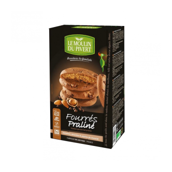 Biscuits Fourrés au praliné bio & équitable