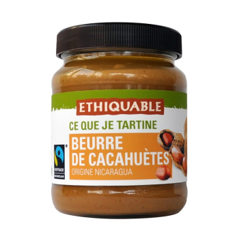 Beurre de cacahuètes équitable