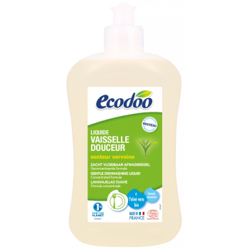 Liquide vaisselle douceur écologique bio senteur verveine et à l'aloe vera - 500 mL