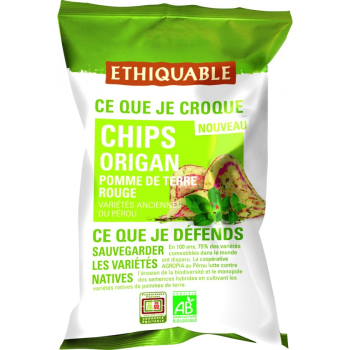 Chips Origan de Pomme de Terre Rouge - bio & équitable