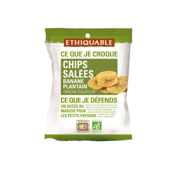 Chips SALEES Banane Plantain bio & équitable