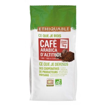 Café 1 kg Équateur MOULU bio & équitable