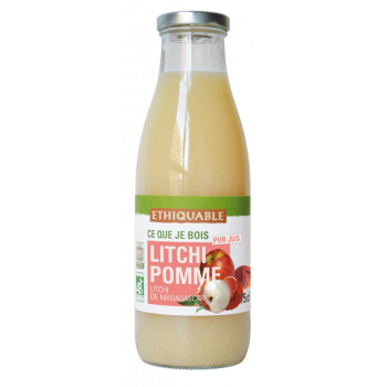 Pur jus de Litchi Pomme bio et équitable