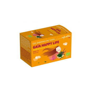 Gaïa Happy life - Tisane de Plantes - Rooibos Vert, Tulsi bio