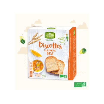 Biscottes Bise à l'Huile d'Olive bio & vegan