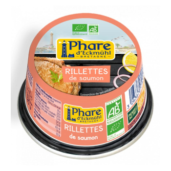 Rillettes de saumon bio 120 g