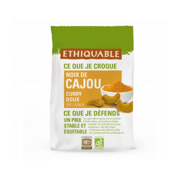 Noix de Cajou Curry Doux  bio & équitable