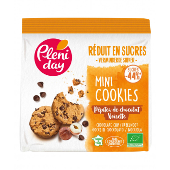 Mini Cookies Chocolat Noisette Sans Édulcorants Bio