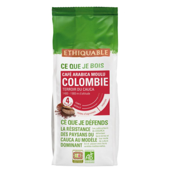 Café Colombie MOULU bio & équitable