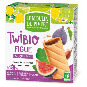 Biscuits Twibio fourrés à la figue bio & vegan