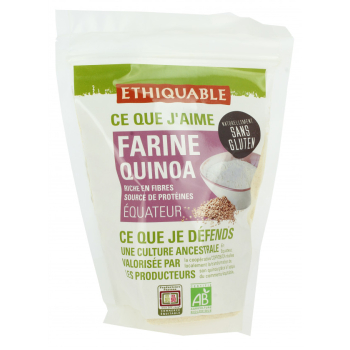 Farine de Quinoa Naturellement Sans Gluten, bio & équitable