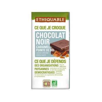  Chocolat Noir Caramel Pointe de Sel bio & équitable