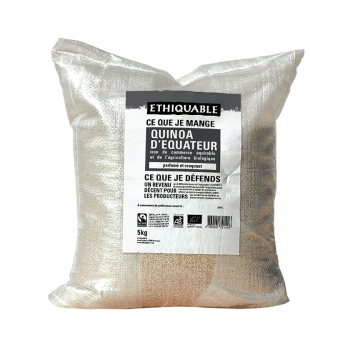 Quinoa Blond d'Équateur bio et équitable VRAC RHD 5 kg