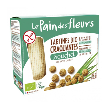 Tartines craquantes au souchet sans gluten bio