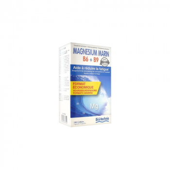 Magnésium marin et vitamines B6 et B9 100 gélules Aquatechnie