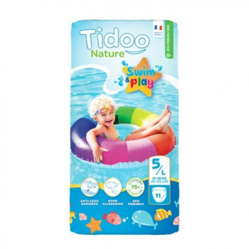 Couches Swim & Play 5L/12-18kg - 11 pièces - Tidoo Nature