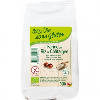 Farine de riz & châtaigne bio & sans gluten