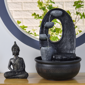 Fontaine d'intérieur ambiance zen Bouddha Harmonie