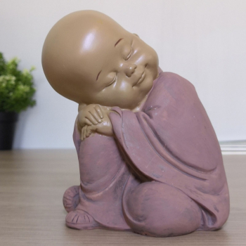 Statuette Bouddha bonze penseur pour une déco zen et originale