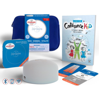 PACK 1 ZENSPIRE+ & LIVRE KID & La Formation e-learning Apprendre la Cohérence cardiaque