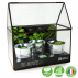 Aromates bio Châssis zinc noir 3 pots zinc